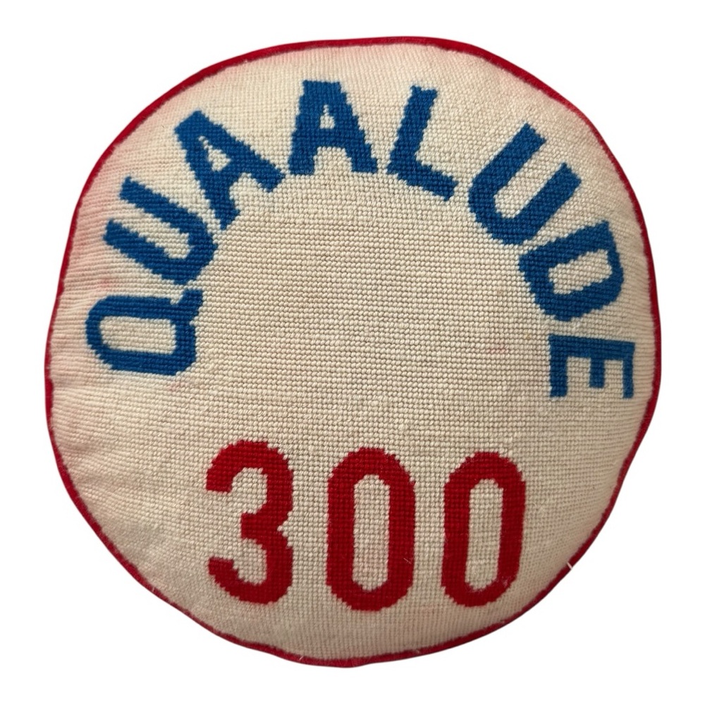 Jonathan Adler Quaalude Needlepoint Pillow